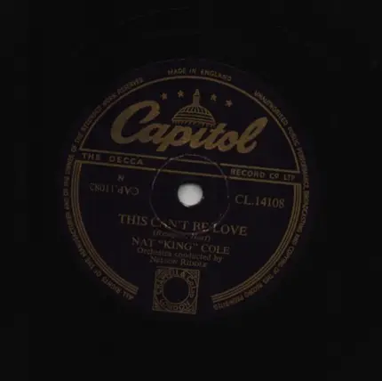 Nat King Cole - Easter Sunday Morning / This Can't Be Love