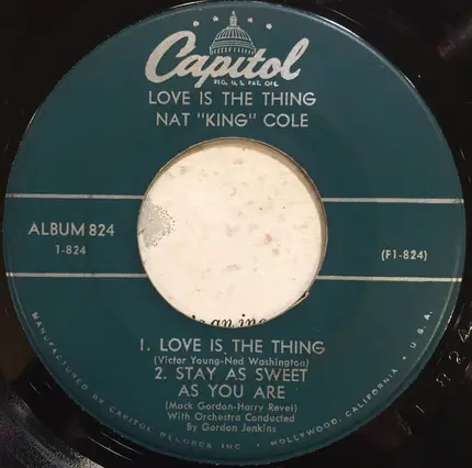Nat King Cole - Love Is The Thing (Part 1)