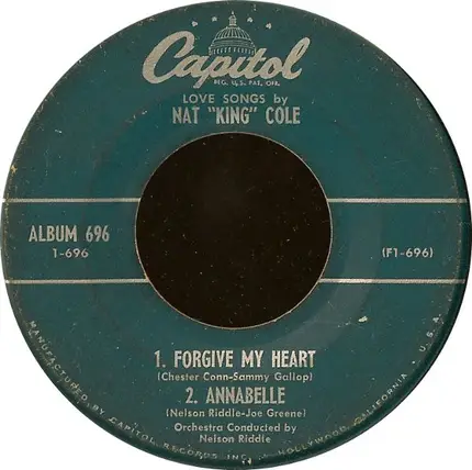 Nat King Cole - Love Songs By Nat "King" Cole (Part 1)