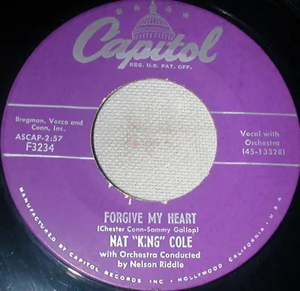 Nat King Cole - Someone You Love / Forgive My Heart