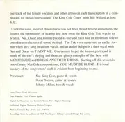 CD - Nat King Cole - The Trio Recordings Vol. 3