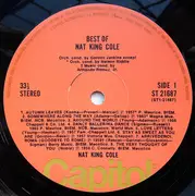 LP - Nat King Cole - The Best Of Nat King Cole Vol. 2