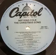 LP - Nat King Cole - The Christmas Song - Blue Labels