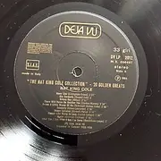 LP - Nat King Cole - The Nat King Cole Collection - 20 Golden Greats - Stereo