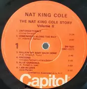LP - Nat King Cole - The Nat King Cole Story:  Volume 2 - Winchester Pressing