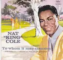 CD - Nat King Cole - To Whom It May Concern