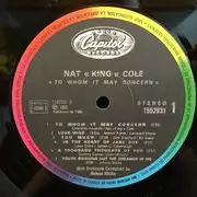 LP - Nat King Cole - To Whom it May Concern - Still Sealed