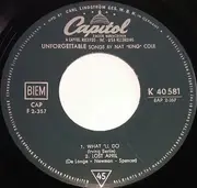 7inch Vinyl Single - Nat King Cole - Unforgettable Songs By Nat King Cole