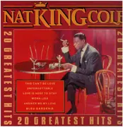 LP - Nat King Cole - 20 Greatest Hits - Live 1956