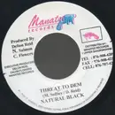 7inch Vinyl Single - Natural Black - Threat To Dem