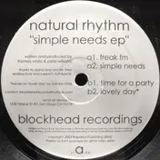 Natural Rhythm - Simple Needs EP