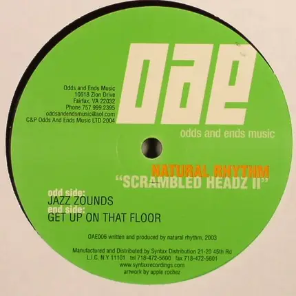 Natural Rhythm - Scrambled Headz II