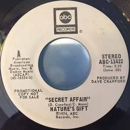 Nature's Gift - Secret Affair