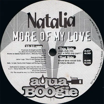 Natalia - More Of My Love