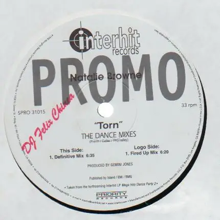 Natalie Browne - Torn (The Dance Mixes)