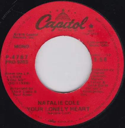 Natalie Cole - Your Lonely Heart