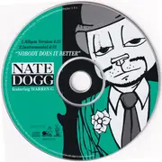 CD Single - Nate Dogg Featuring Warren G - Nobody Does It Better - Cardboard Sleeve