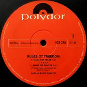 LP - Nathan Davis Quartet - Rules Of Freedom