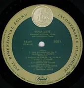 LP - Nathan Milstein / Leon Pommers - Milstein Miniatures - Mono