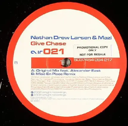 Nathan Larsen, Mazi Namvar - Give Chase
