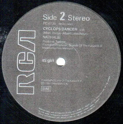Nathalie - Heaven On Earth / Cyclops Dance