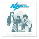 7inch Vinyl Single - National Pastime - Pictures On Your Wall - White cover edition and red label