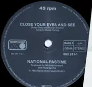 12inch Vinyl Single - National Pastime - Close Your Eyes And See