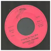 7inch Vinyl Single - National Pastime - Pictures On Your Wall - White cover edition and red label