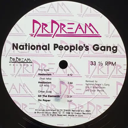 National Peoples Gang - Hedonism
