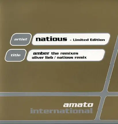 Natious - Amber The Remixes - Part 1