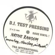 12inch Vinyl Single - Native Random - Wochentage 1 - TEST PRESSING