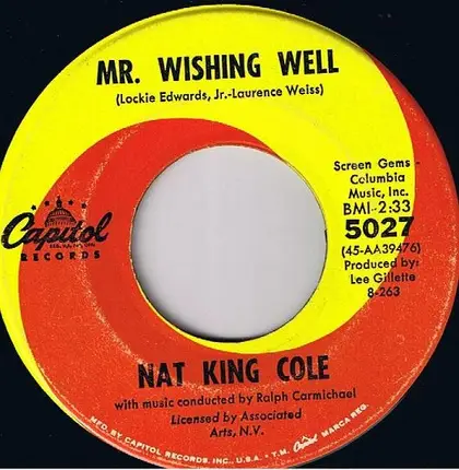 Nat King Cole - That Sunday, That Summer / Mr. Wishing Well