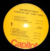 LP - Nat King Cole - Unforgettable