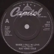 7'' - Nat King Cole - When I Fall In Love - Paper Labels