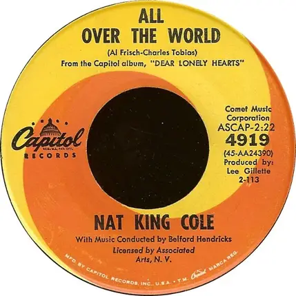 Nat King Cole - All Over The World