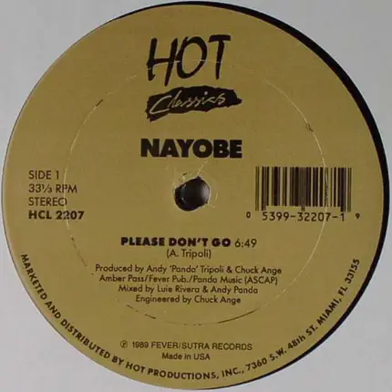 Nayobe - Please Don't Go / No Te Vayas