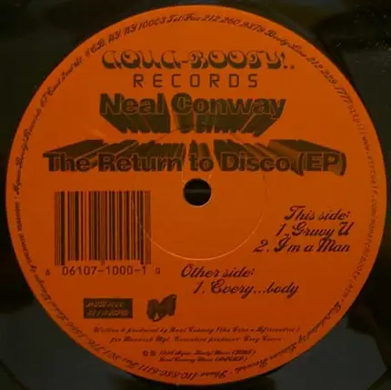 Neal Conway - The Return To Disco EP