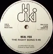 12inch Vinyl Single - Neal Fox - The Right Song