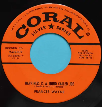 Neal Hefti's Orchestra - Coral Reef / Happiness is a thing called Joe