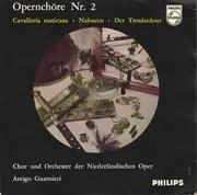 7inch Vinyl Single - Mascagni / Verdi - Opernchöre Nr. 2 - Mono