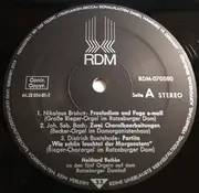 LP - Bruhns / J. S. Bach / Buxtehude / Lübeck a.o. - An Den Fünf Orgeln Auf Dem Ratzeburger Domhof - Orgelwerke Alter Meister - gatefold