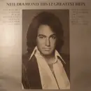 LP - Neil Diamond - His 12 Greatest Hits