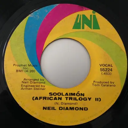 Neil Diamond - Soolaimón (African Trilogy II)