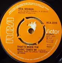 7inch Vinyl Single - Neil Sedaka - That's When The Music Takes Me - Knock-Out Centre