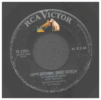 Neil Sedaka - Don't Lead Me On / Happy Birthday, Sweet Sixteen