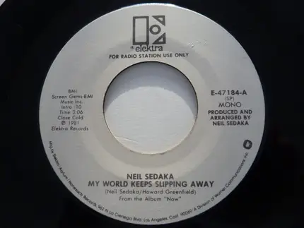 Neil Sedaka - My World Keeps Slipping Away