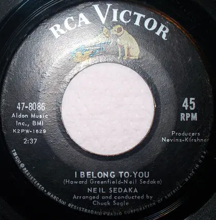 Neil Sedaka - Next Door To An Angel / I Belong To You