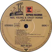 Double LP - Neil Young & Crazy Horse - Live Rust - Gatefold
