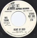 7inch Vinyl Single - Neil Young - Heart Of Gold - Promo