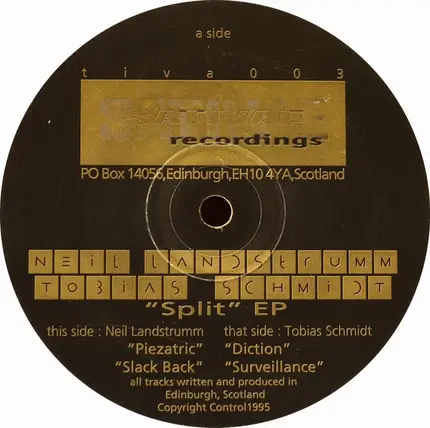 Neil Landstrumm / Tobias Schmidt - Split EP